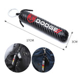 Dodge Carbon Fiber Car Keychain Key Holder Pendant