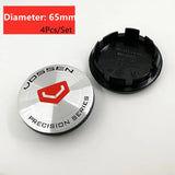 4pcs/set 65mm Skoda HRE ABS Car Wheel Hub Center Caps Covers