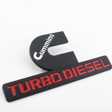Dodge CUMMINS Turbo Metal Car Rear Sticker Emblem Badge