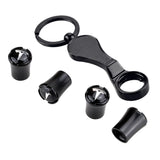 4pcs/set Tesla Logo Car Air Valve Stem Caps Auto Tyre Valve Covers