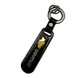 Chevrolet Carbon Fiber Car Logo Keychain Keyring