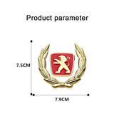 Peugeot Metal Car Rear Sticker Auto Window Emblem Badge Decal