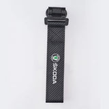 Skoda Carbon Fiber Car Front Bumper Trailer Belt Towing Rope