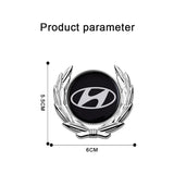 Hyundai Metal Car Rear Sticker Auto Window Emblem Badge Decal