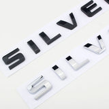 Chevrolet Silverado ABS Letter Car Rear Sticker Decal Trunk Emblem Badge
