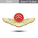 Citroen Wings Metal Car Rear Sticker Trunk Window Emblem Badge Decal