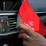 25*20CM for RX350 RX270 IS NX IS300 ES350 IS250 CT200H GS350 NX200T ES250 Car Suede Cleaning Towel Absorbent Accessorie