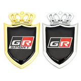 3D Car Sticker GR Sport Logo Emblem Badge Decals for Toyota HV YARiS GRMN RZ RC RS Prius GR Sport Lexus Harrier GR Logo Sticker