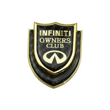 Infiniti Shield Carbon Fiber Car Rear Sticker Window Emblem Badge Decal