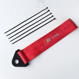 Audi Sline Nylon Car Front Bumper Trailer Belt Towing Rope