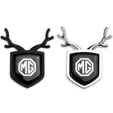 MG ABS Deer Car Rear Sticker Shield Trunk Emblem Badge Decal