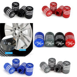 4pcs/set Dodge RAM RT Metal Car Wheel Tire Valve Stem Caps Covers