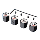 4pcs/set Honda Mugen Typer Anti-Theft Car Air Valve Stem Cap Auto Tyre Valve Covers
