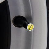 4pcs/set Jeep Logo Carbon Fiber Car Air Valve Stem Caps Auto Tyre Valve Covers with Wrench