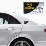 Mazda VIP OWNERS Metal Car Stickers Rear Emblem Badge