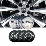 4pcs/set 56mm Nissan Nismo GTR Car Wheel Center Hub Sticker Decal