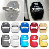 4pcs/set Cadillac Stainless Steel Car Door Lock Cover Protection