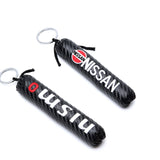 Nissan Nismo Carbon Fiber Car Keyring Keychain