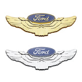 Ford Metal Wings Car Rear Sticker Auto Window Emblem Badge Decal