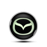 Mazda Luminous Car Engine One-click Start Stop Button Cover Sticker