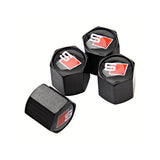 4pcs/set Audi Sline Car Air Valve Stem Cap Auto Tyre Valve Covers