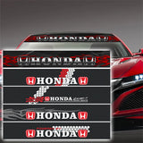 130x21cm Honda Car Front Trunk Windshield Sunshade Sticker Decal