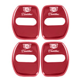 4pcs/set Cadillac Stainless Steel Car Door Lock Cover Protection