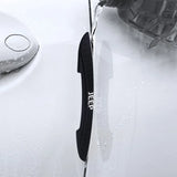 4pcs/set Jeep Car Door Protection Bumper Strip Anti Scratch Sticker