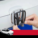 ABS Carbon Fiber Car Front Grille Sticker Rear Trunk Steering Wheel Emblem for Logo 10th Accord 2020 2019 2018 Accessories