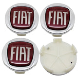 4pcs/set 60mm Abarth Fiat ABS Car Wheel Hub Center Caps Covers
