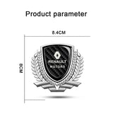 Renault Metal Diamond Car Rear Sticker Trunk Emblem Badge Decal