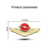 Opel Metal Wings Car Rear Sticker Auto Window Emblem Badge Decal