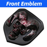 Car Front Tailgate Emblem for Dodge Ram 1500 2500 3500 HeavyDuty BigHorn 2010-2018 Skull ABS Sticker