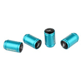 4pcs/set Ford Wolf Logo Matte Car Air Valve Stem Caps Auto Tyre Valve Covers