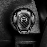 Mazda Iron Man Metal Car Engine One-click Start Stop Button Cover