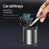 Infiniti Metal Car Ash Tray Auto Ashtray Cigarette Holder Box with LED Light