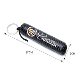 Cadillac Carbon Fiber Car Keyring Keychain
