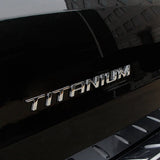 Ford TITANIUM Logo Car Rear Sticker Auto Letter Trunk Emblem Badge Decal