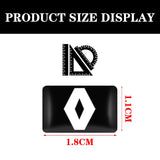 10pcs Renault Epoxy Car Armrest Button Sticker