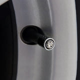 4pcs/set MG Logo Carbon Fiber Car Air Valve Stem Caps Auto Tyre Valve Covers with Wrench