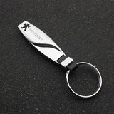 Peugeot Metal Car Keychain Keyring