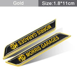 2pcs MG Car Fender Side Stickers Trunk Anti-scratch Decal
