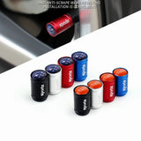 4pcs/set Subaru STI Logo Sport Matte Car Air Valve Stem Caps Auto Tyre Valve Covers