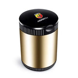 Abarth Metal Car Ash Tray Auto Ashtray Cigarette Holder Box with LED Light