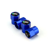 4pcs/set Skoda Car Air Valve Stem Cap Auto Tyre Valve Covers