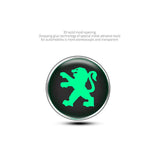 Peugeot Luminous Car Engine One-click Start Stop Button Cover Sticker