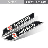 2pcs Nissan Car Fender Side Stickers Trunk Anti-scratch Decal