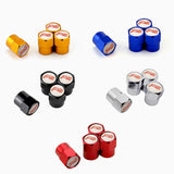 4pcs/set Subaru Car Air Valve Stem Cap Auto Tyre Valve Covers