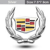 Cadillac Metal Car Rear Sticker Auto Window Emblem Badge Decal