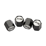 4pcs/set Jeep Car Air Valve Stem Cap Auto Tyre Valve Covers